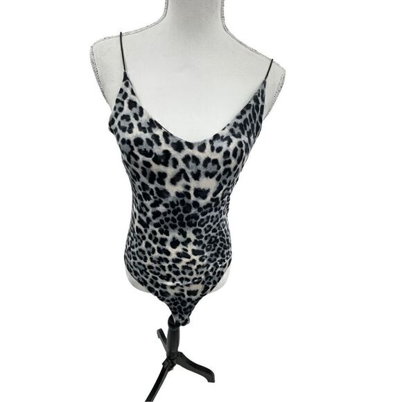 Gaze Leopard print Body suit size medium - Picture 14 of 14